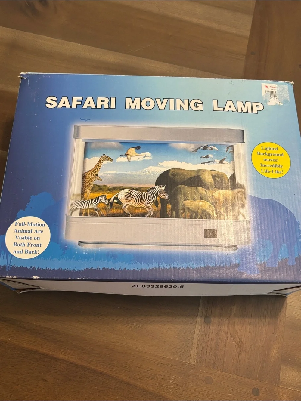 Rotating Safari Animal Night Lamp